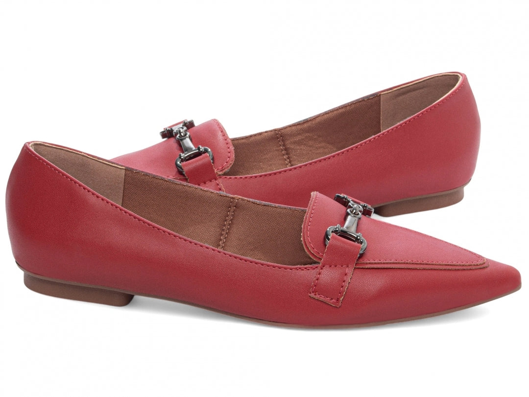 Sapatilha Mocassim Bico Fino Alongado Clássico