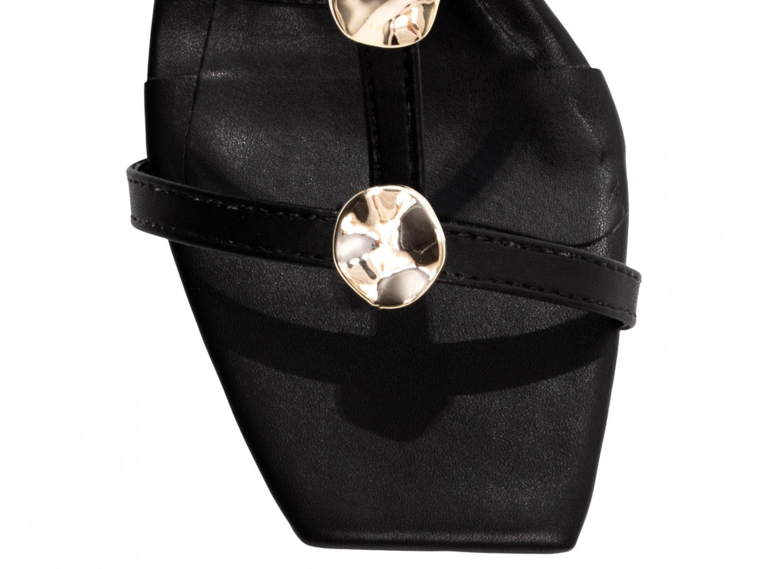 Sandália Feminina Salto Grosso Elegância