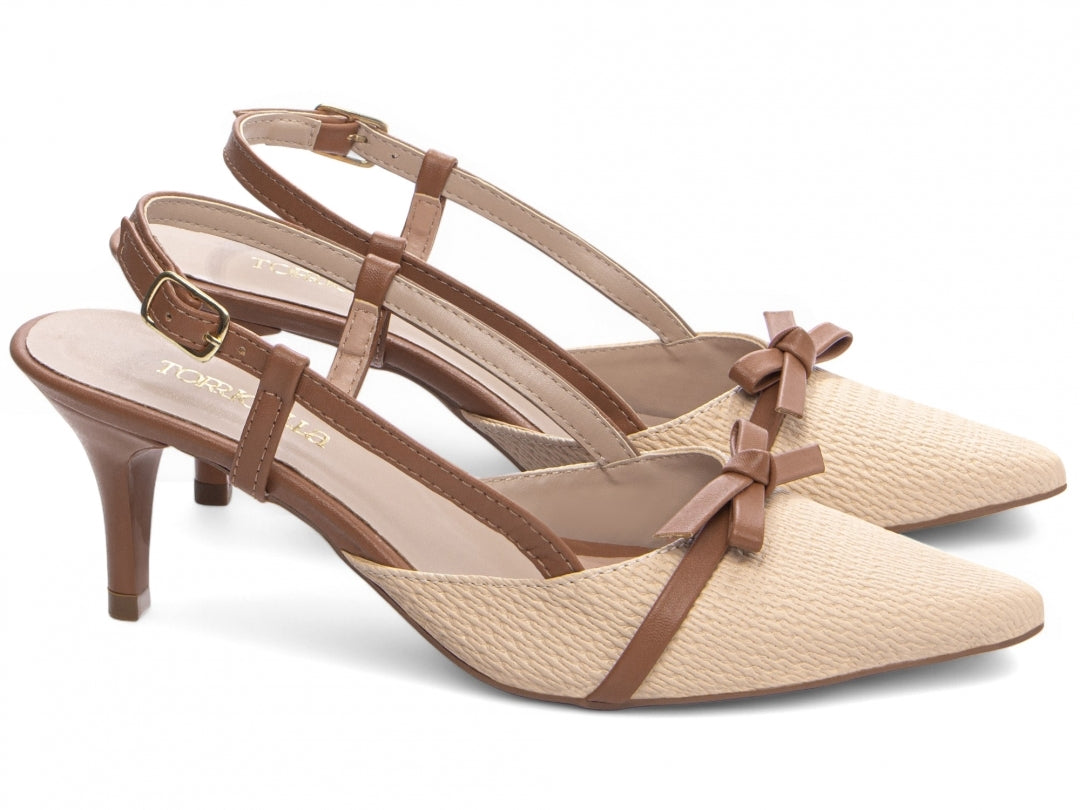 Sapato Scarpin Slingback Casual Premium