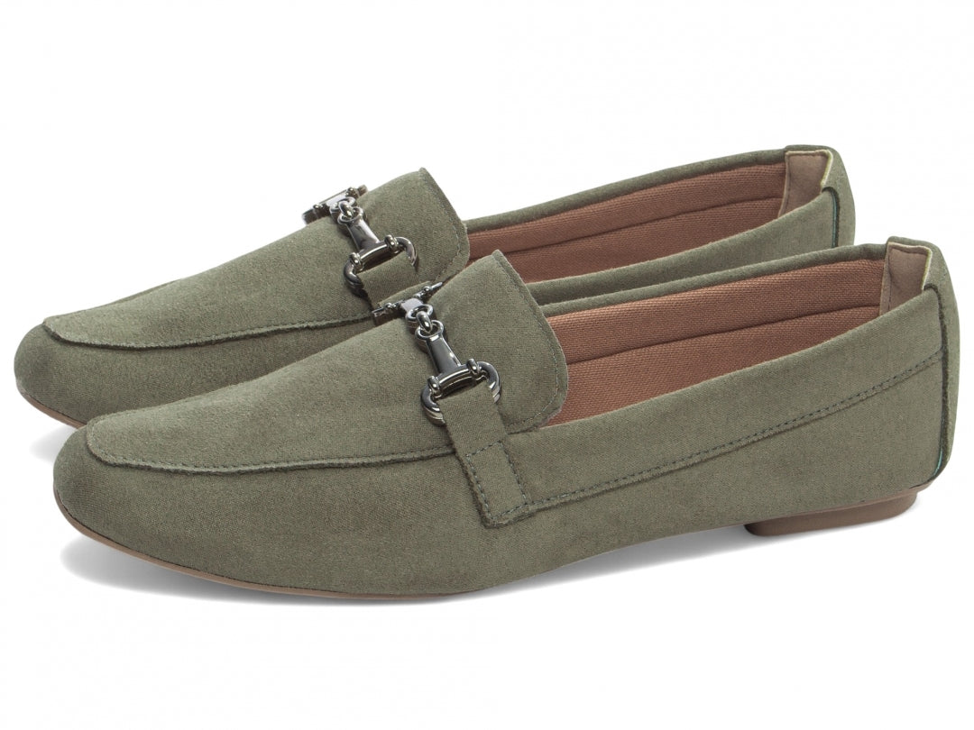 Mocassim Verde Bico Alongado Premium