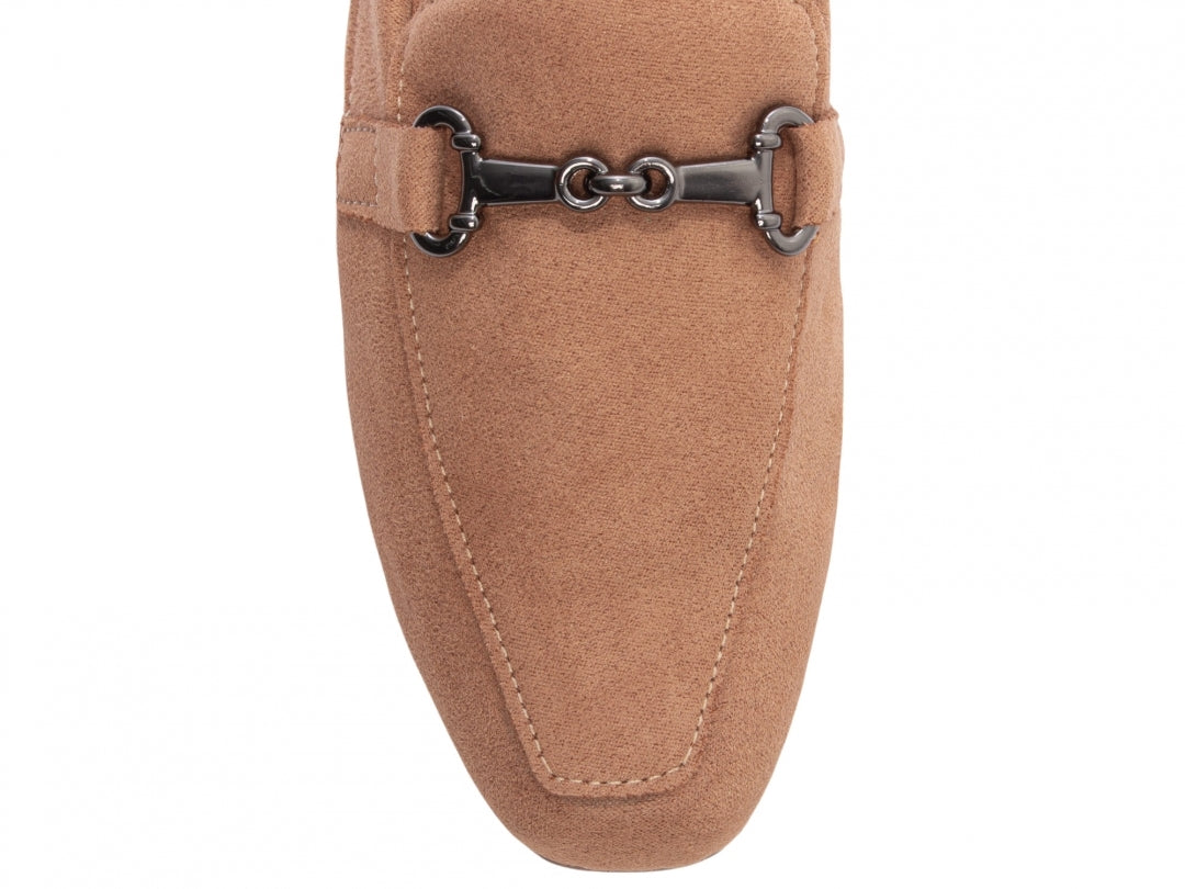 Mocassim Bege Bico Alongado Premium