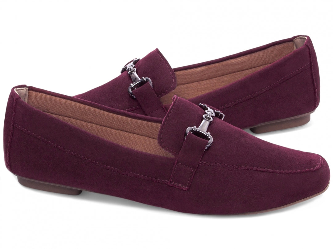 Mocassim Vinho Bico Alongado Premium