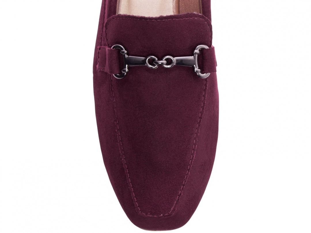 Mocassim Vinho Bico Alongado Premium