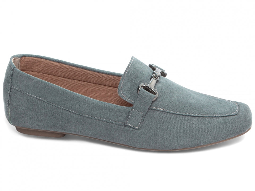 Mocassim Azul Claro Bico Alongado Premium