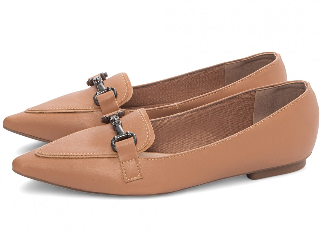 Sapatilha Mocassim Bico Fino Alongado Clássico