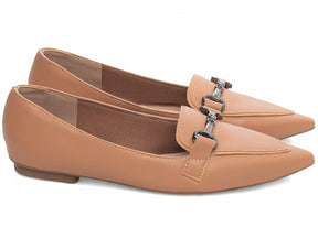 Sapatilha Mocassim Bico Fino Alongado Clássico