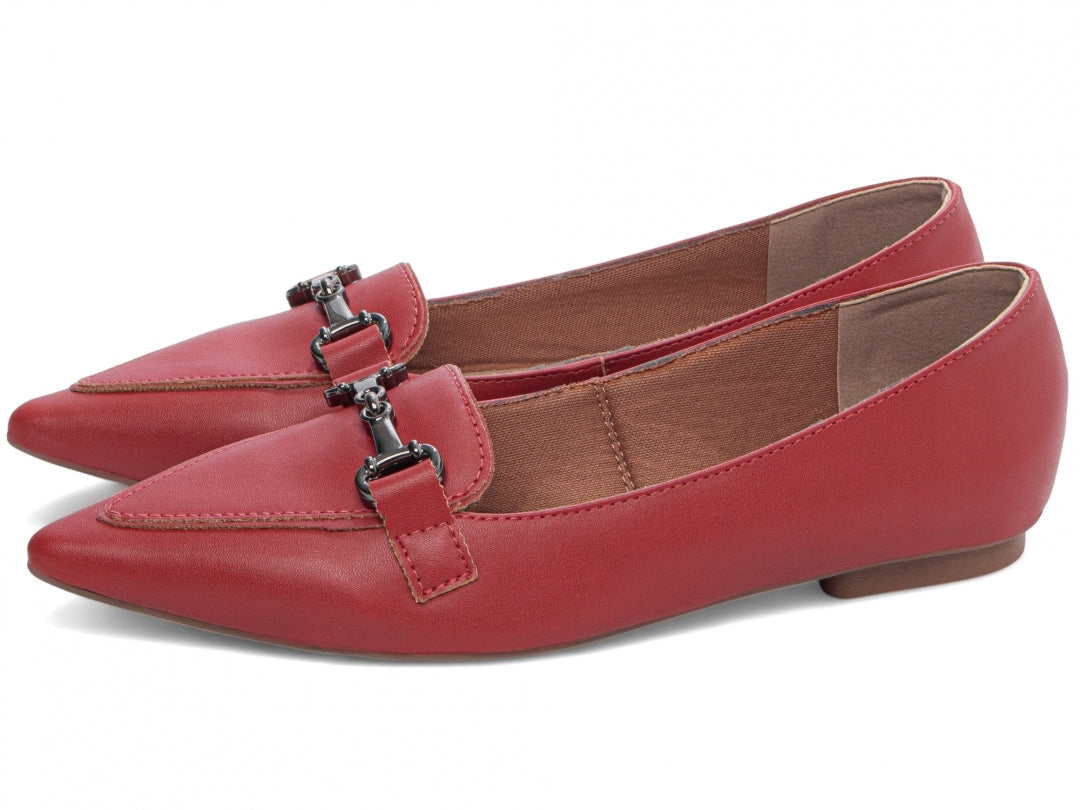 Sapatilha Mocassim Bico Fino Alongado Clássico