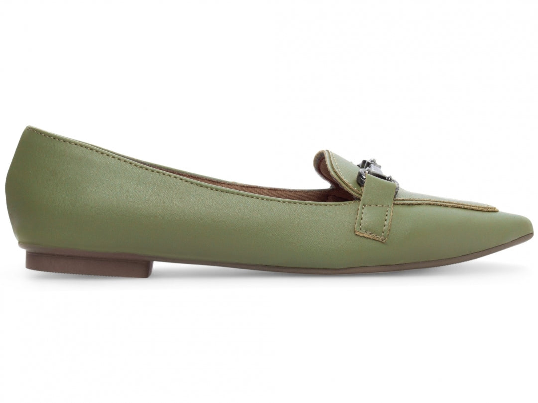 Sapatilha Mocassim Bico Fino Alongado Clássico