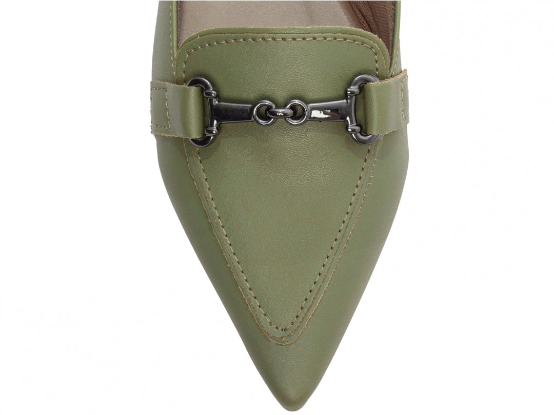 Sapatilha Mocassim Bico Fino Alongado Clássico