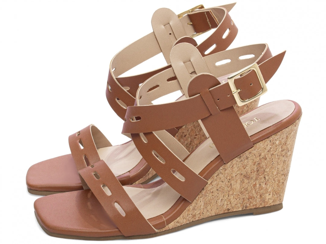 Sandália Feminina Anabela Premium
