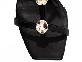 Sandália Feminina Salto Grosso Elegância