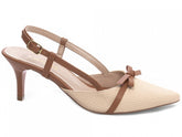 Sapato Scarpin Slingback Casual Premium
