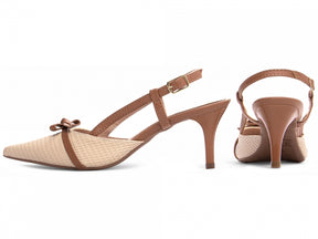 Sapato Scarpin Slingback Casual Premium
