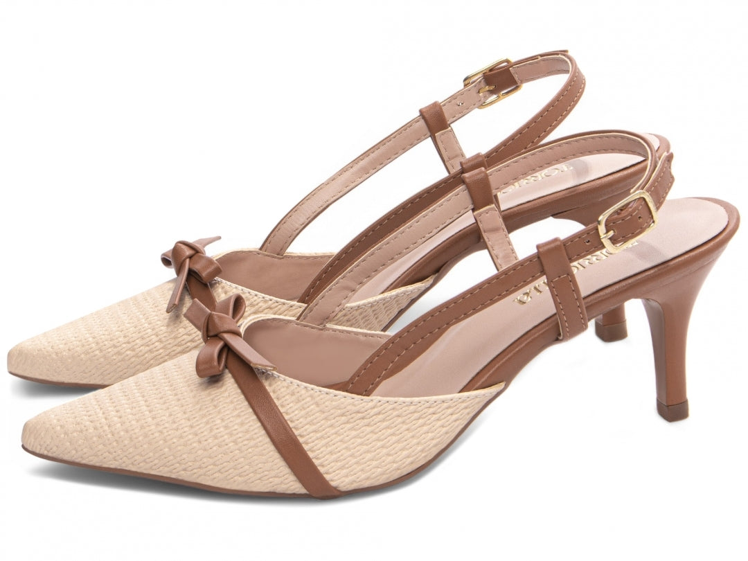 Sapato Scarpin Slingback Casual Premium