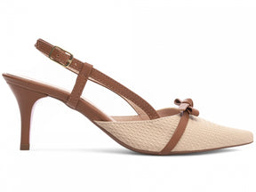 Sapato Scarpin Slingback Casual Premium