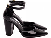 Sapato Scarpin Salto Alto Verniz Preto