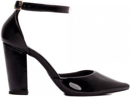 Sapato Scarpin Salto Alto Verniz Preto
