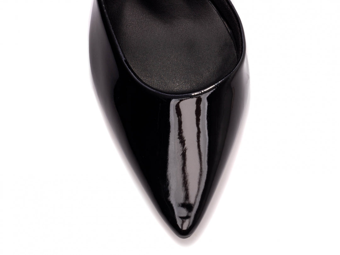 Sapato Scarpin Salto Alto Verniz Preto