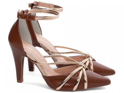 Sapato Scarpin Caramelo Social Premium