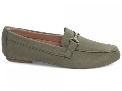 Mocassim Verde Bico Alongado Premium