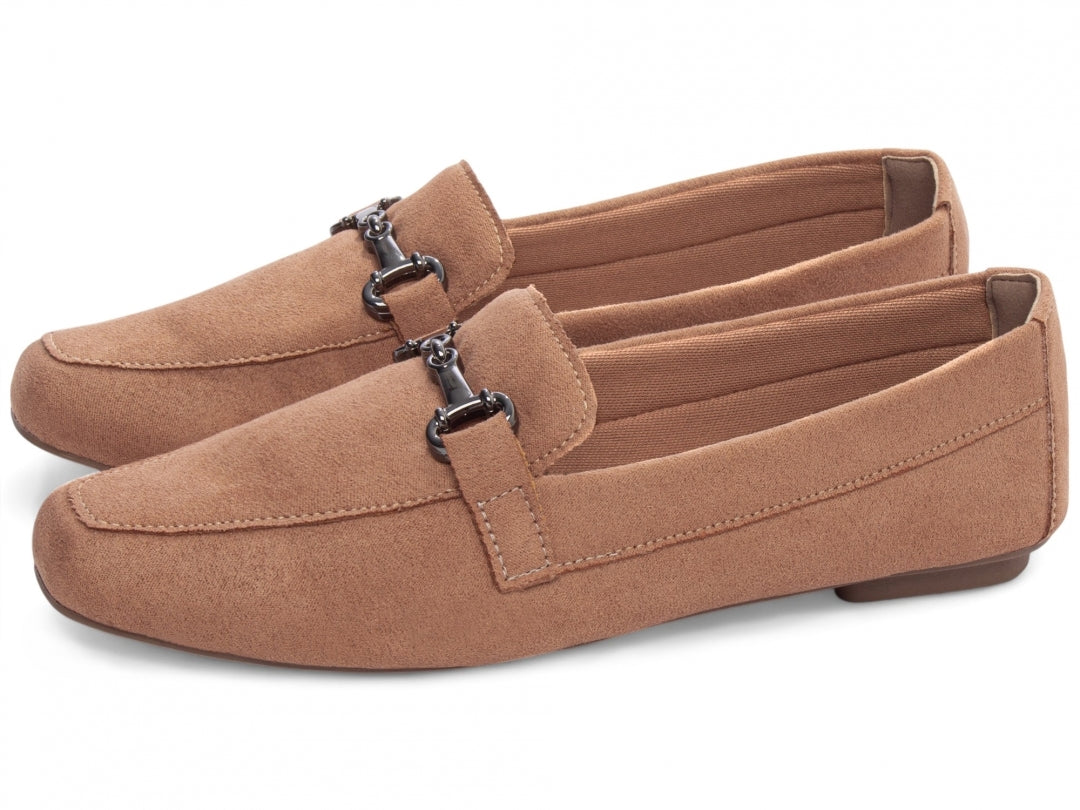 Mocassim Bege Bico Alongado Premium