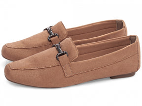 Mocassim Bege Bico Alongado Premium