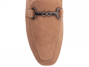 Mocassim Bege Bico Alongado Premium