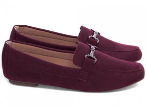 Mocassim Vinho Bico Alongado Premium