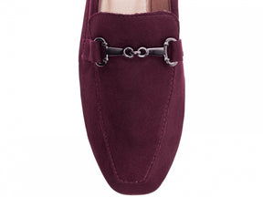 Mocassim Vinho Bico Alongado Premium